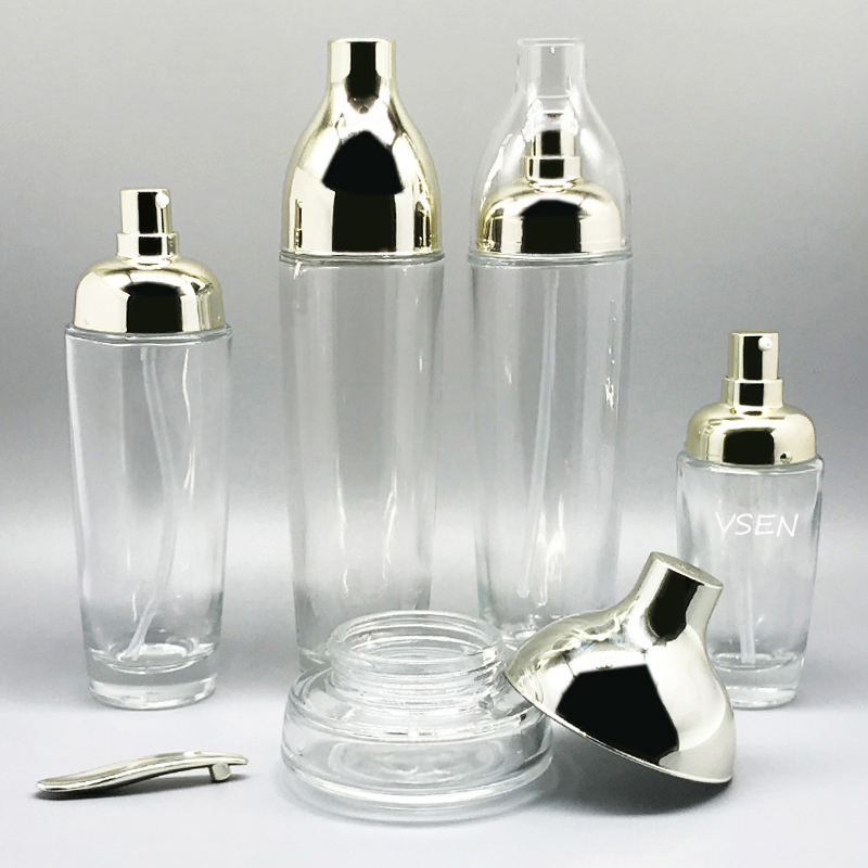 新款高档带磁勺子 膏霜瓶子50g 100g  化妆品玻璃瓶(图10)